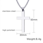 Kreuz Halskette  mit Bibelvers