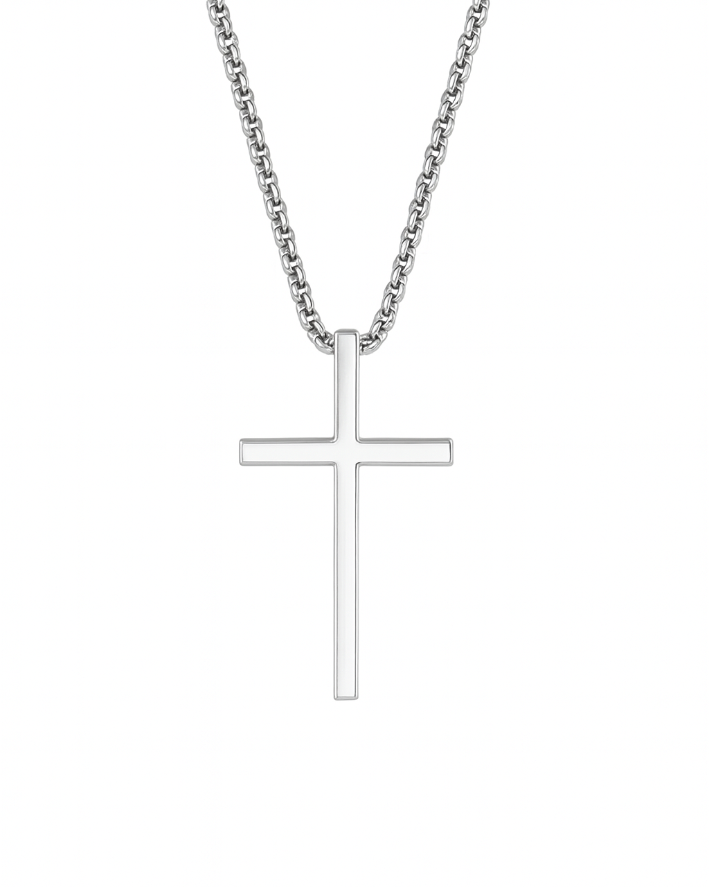 Schlichte Kreuz Halskette