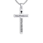 Kreuzhalskette mit Bibelversen