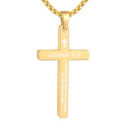 Kreuzhalskette mit Bibelversen