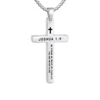 Kreuzhalskette mit Bibelversen